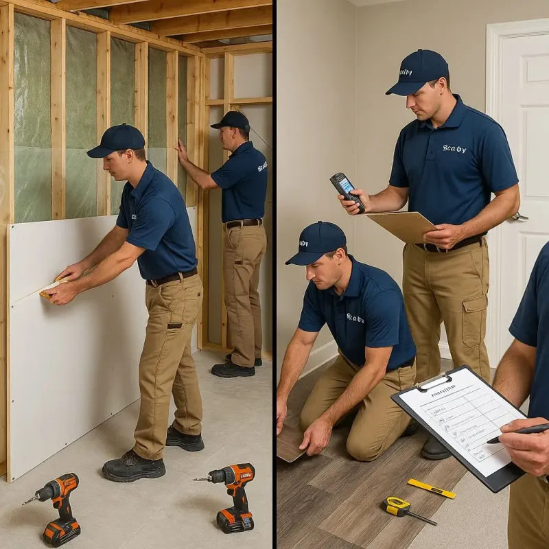 Repairs and Reconstruction process in Prince Edward County, VA